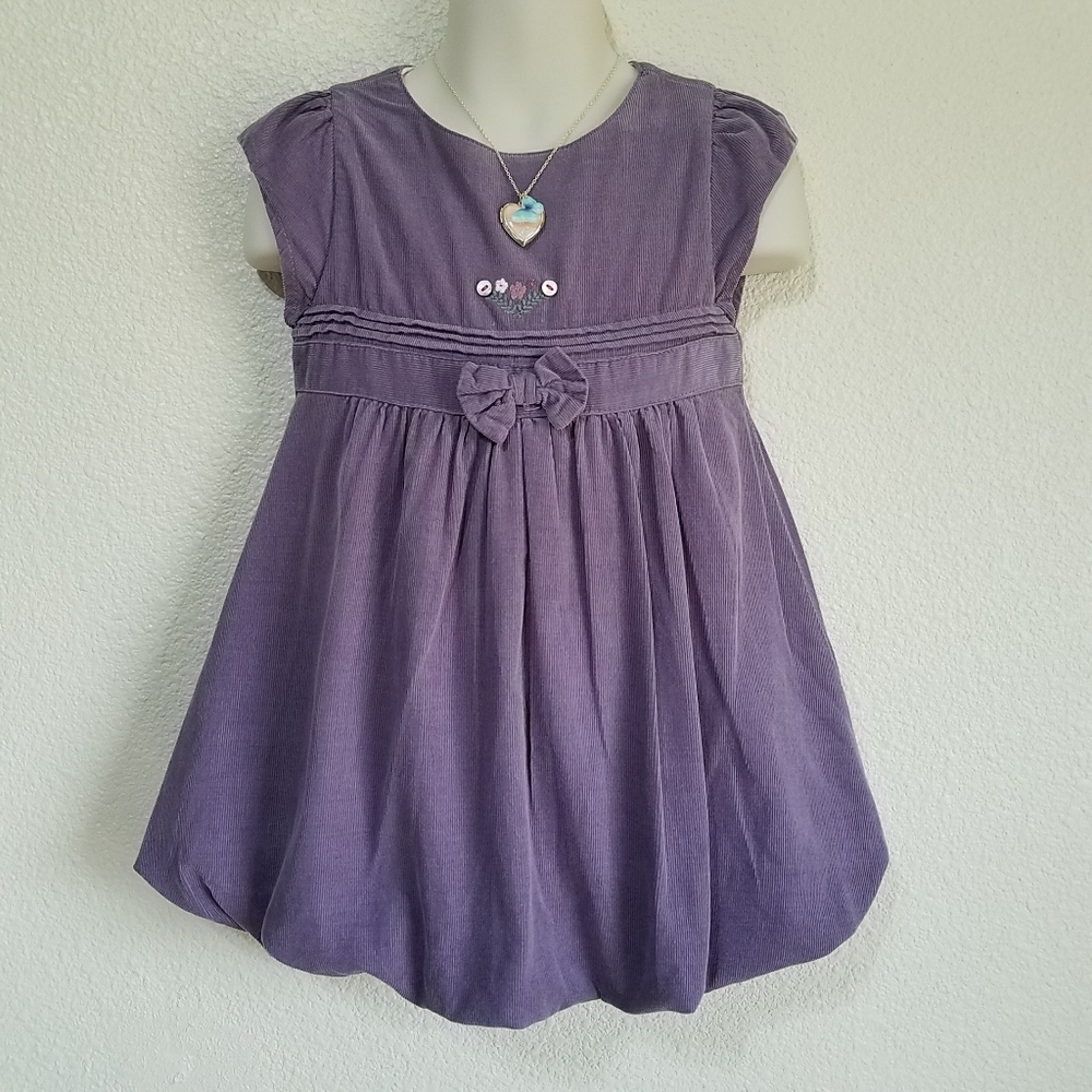 Cadet Rousselle Vintage Baby Girl Corduroy Dress